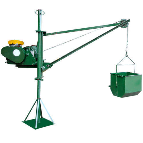 100 Feet Lifting Portable Monkey Hoist Machine For Industrial