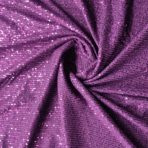 Shinny 118X44 Inches 300 Gsm Party Wear Georgette Sequence Fabric 