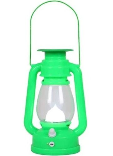 Light Green 12 Watt 220 Voltage Manual Switch Plastic Body Hanging Solar Lantern