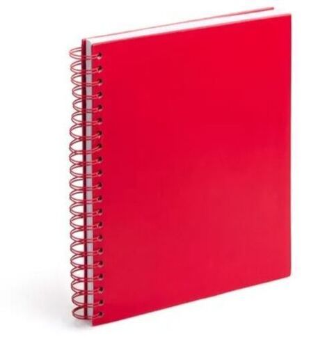 Paper 150 Pages Rectangular Single Lined Plain Cover A4 Size Spiral Notebook