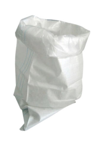 White 25 X10 Inches Rectangular Plain Polypropylene Packaging Bag For Agriculture