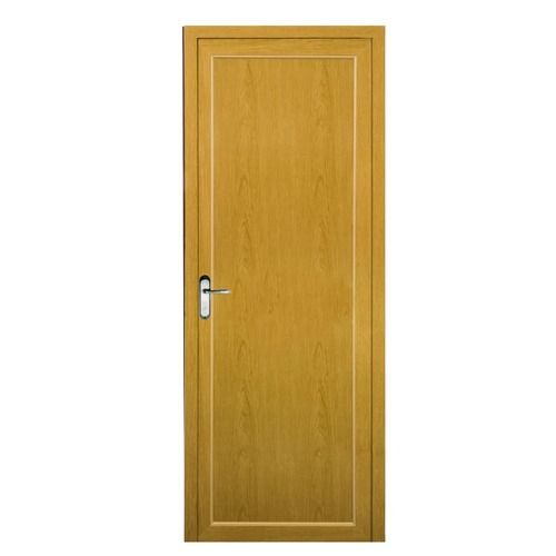 Light Brown 6 X 2.5 Foot 8Mm Thick Swing Style Plain Pvc Laminated Door