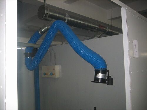 Acid And Chemical Resistant PVC Soft Hose Flexible Fume Extraction Arm