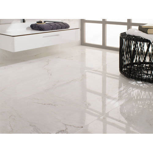 Anti Slip And Moisture Proof Square Shape White Marble Floor Tiles Cas No: 56-45-1