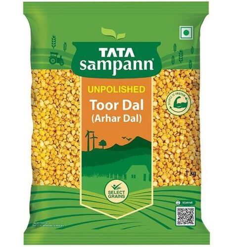 Commonly Cultivated Pure And Dried Unpolished Split Toor Dal, 1 Kilograms