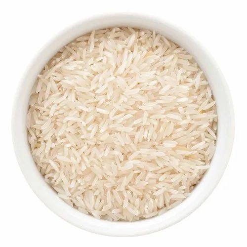 Plastic Gluten Freen Mediun Grain White Basmati Rice, Packaging Size 25 - 50 Kg