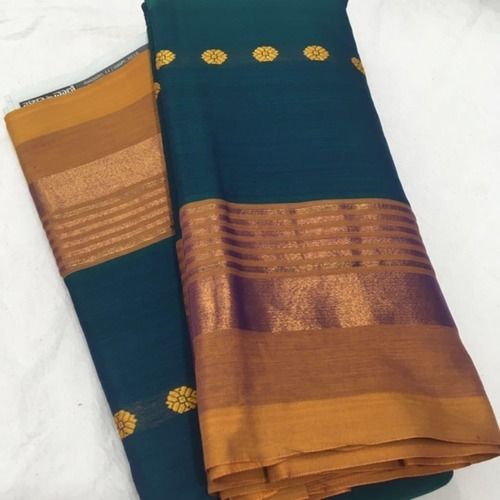 Ladies Machine Embroidered Silk Saree For Festival And Party Wear General Medicines