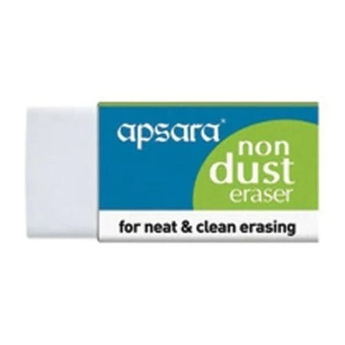 Rectangular Smooth And Non Dust Eraser For Neat And Clean Erasing - 2.5 Inches Na