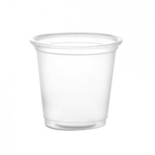 100 Ml Capacity And Light Wight Round Plastic Cup For Events And Parties Hardness: Rigid