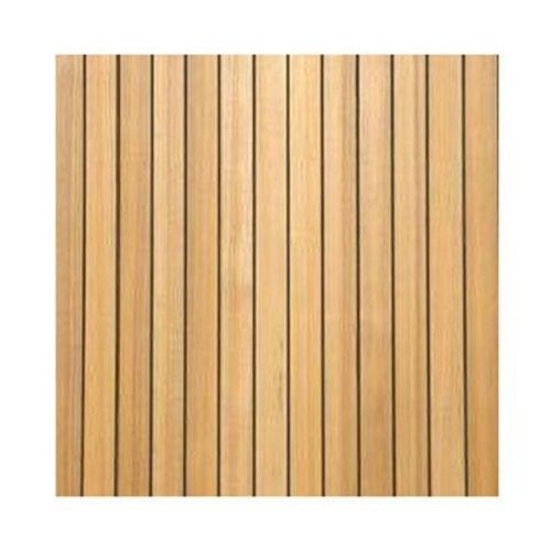 Brown 100Mm Thick And 8 Feet Rectangular Non Slip Wooden Flooring Deck 