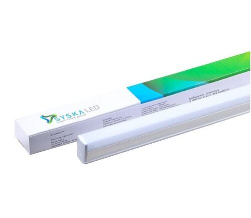 व्हाइट 18 वॉट 220 वोल्टेज और प्लास्टिक बॉडी कूल डेलाइट एलईडी ट्यूब लाइट