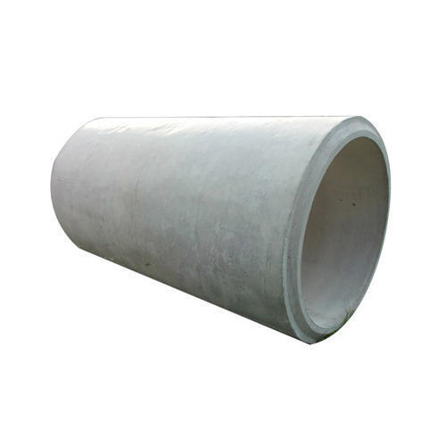 Gray 3.5 Meter Long 50 Mm Thick Round Socket Jointer Np3 Rcc Cement Spun Pipe