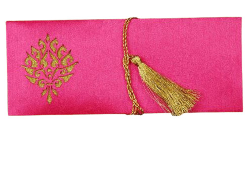 3 X 7 Inch Cardboard Paper Designer Envelope With Ribbon For Gift 