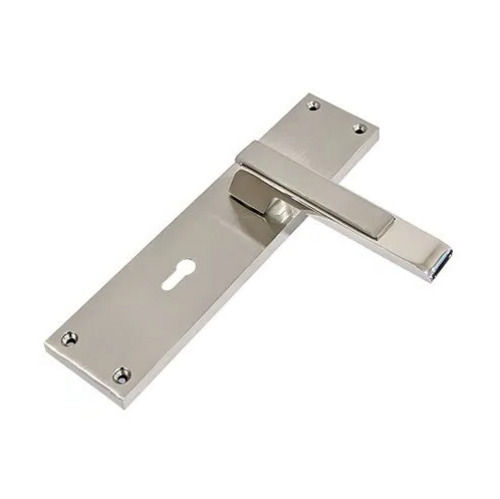 Silver 6 X 2 Inches 3 Mm Thick Stainless Steel Rectangular Mortise Door Lock