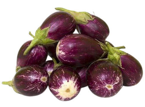 A Grade 92% Moisture Pure And Fresh Oval Shape Whole Raw Brinjal Shelf Life: 1 Week