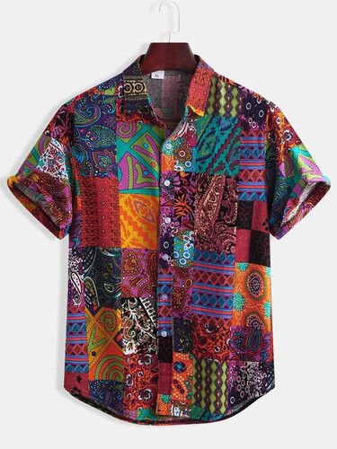 Casual Wear Mens Full Sleeve Multicolor Cotton Shirts