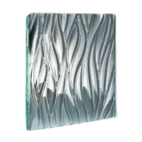 Durable And Sound Proof Polished Finish Rectangular Decorative Glass 