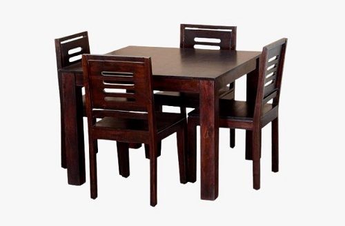Indian Style Rustic Teak Handmade Solid Wood Dining Chair