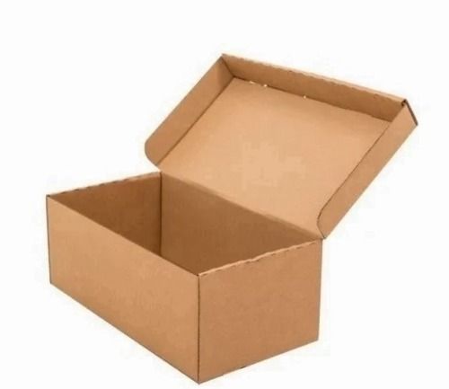 Paper 17.8 X 10.2 X 2.5 Centimeters Plain Rectangular Corrugated Shoe Box