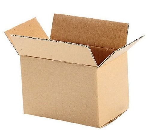 Paper 25 X 22 X 19 Centimeters Rectangular Plain Corrugated Cardboard Box