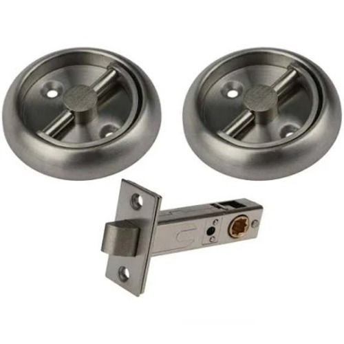 Grey 250 Gram Corrosion Resistant Matte Finish Door Lock Set