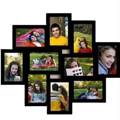 Black 3 Mm Thick And Color Coated Light Weight Wooden Photo Frame