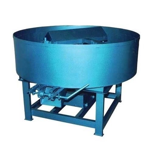 800 KG 5000 Kg/H Capacity Industrial Grade Mild Steel Pan Mixer Machine