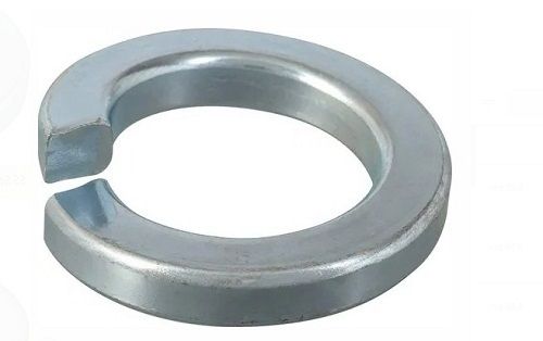 Silver 9 Gram 18 Mm Size Round And Stainless Steel Spring Washer