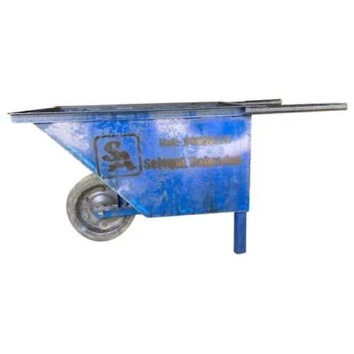 Color-Coated Smooth-Surface Mild Steel Single Wheel Barrow For Construction Weight: 30-35  Kilograms (Kg)