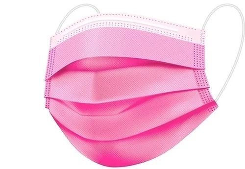 Pink Medical Grade Germ Protector And Anti Pollution Disposable Non Woven Face Mask 