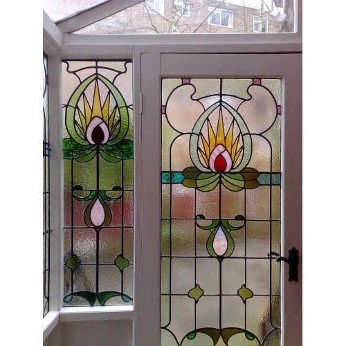 Waterproof Resistant To Heat Transparent Jewel Tuf Printed Designer Window Glass