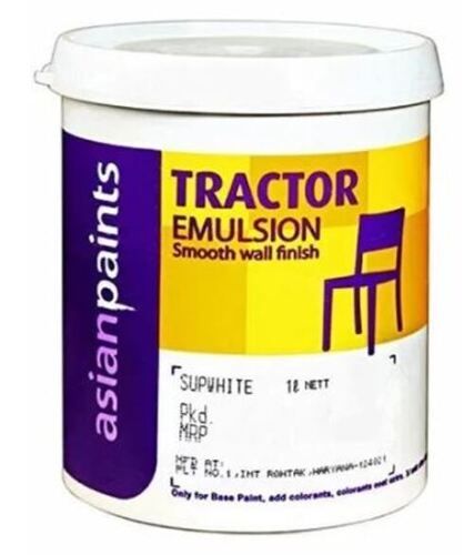 1 Liter, Smooth And High Gloss Finish Tractor Emulsion Paint  Chemical Name: Methyl