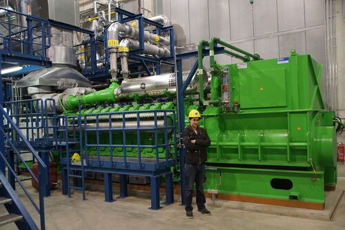 Metal 1500 Rpm Speed Cast Iron Bio Gas Engines 