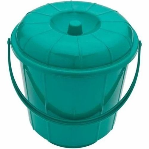 Blue 20 Liter Capacity Durable Unbreakable Round Plastic Bucket With Lid  And Handle at Best Price in Umbergaon