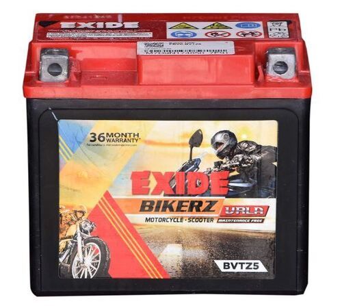 5 Mah 12 Voltage 5 Kilogram Acid Lead Branded Two Wheeler Battery 