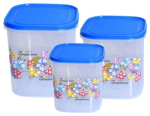 Air Tight Cap Plastic Container For Food Storage Use