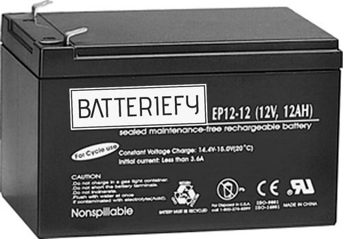 BG12AH Acid Lead Batteriefy 12 V / 12 Ah SMF Battery