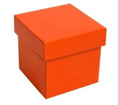 Eco Friendly Square Shape Red Packaging Box