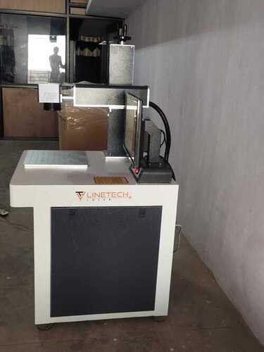 Industrial Semi Automatic High Speed Fiber Laser Marking Machine