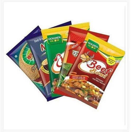 Laminated PET Plastic Snacks Packaging Pouch, All Size Available
