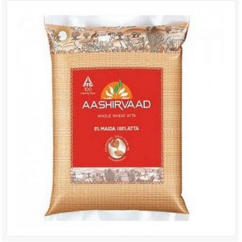 Multi Layer Laminated Atta Packaging Pouch With Thickness 90 Micron 