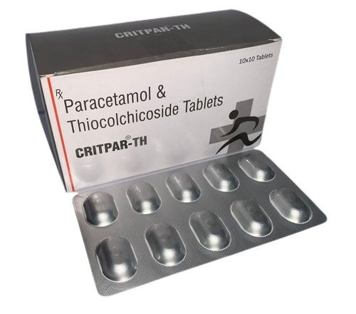 Paracetamol And Thiocolchicoside Tablets (Pack Of 10x10 Tablet)