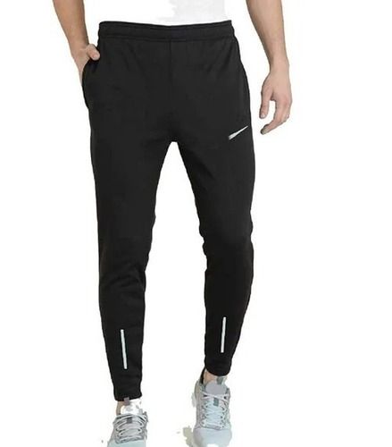 Skin Friendly Polyester Plain Casual Wear Track Pant For Mens