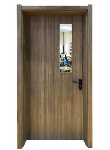 Solid Wood Doors - 7 Feet Rectangular, Brown Finish, Plain Design | Heavy-Duty, Weather and Termite Resistant, Easy to Install and Operate