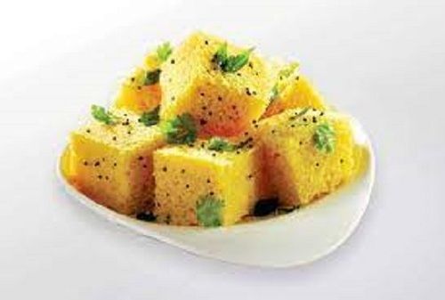 Spicy Taste Square Shape Hygienically Box Packed A Grade Dhokla