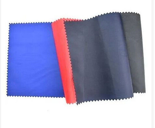 Aluminum Waterproof Plain Polyester Tent Fabric With White, Blue And Red Color