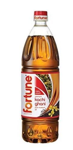 1 Liter 99% Pure Cold Pressed Commonly Cultivated Kachi Ghani Mustard Oil Application: Cooking