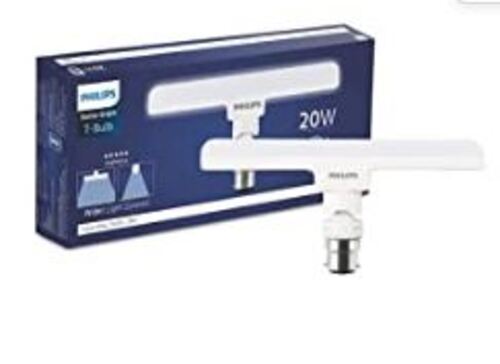 व्हाइट 20 वॉट 220 वोल्ट सिरेमिक बॉडी इंडोर और आउटडोर टी शेप एलईडी लाइट