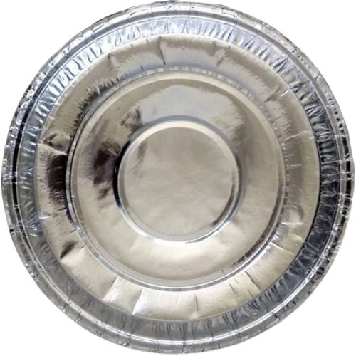 Sliver 50 Pieces, Eco Friendly Plain Disposable Paper Plates For Events And Parties