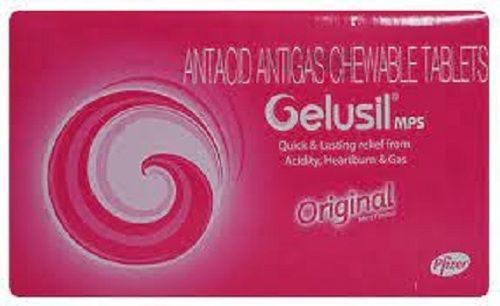 Antacid Antigas Chewable Tablets With Original Mint Flavor 